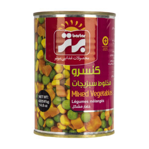 کنسرو مخلوط سبزیجات برتر - 420 گرم