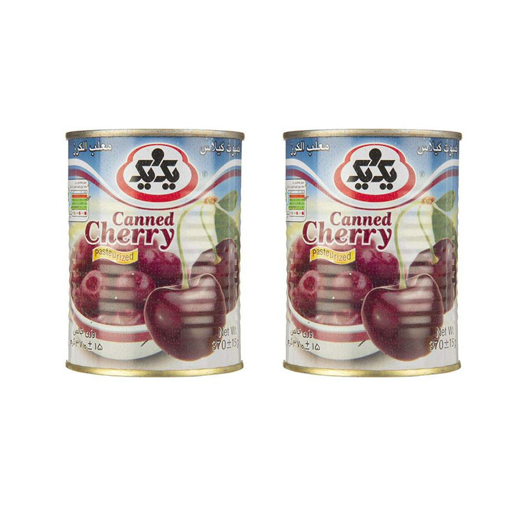 کمپوت گیلاس یک و یک - 370 گرم مجموعه 2 عددی کمپوت گیلاس یک و یک - 370 گرم مجموعه 2 عددی