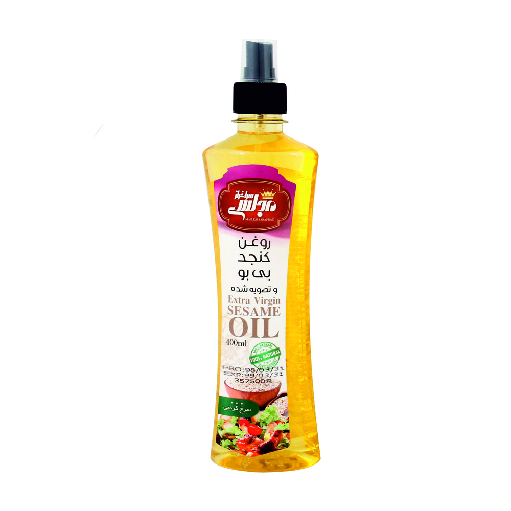 روغن کنجد بکر ممتاز مجلسی سرافراز - 400 گرم روغن کنجد بکر ممتاز مجلسی سرافراز - 400 گرم