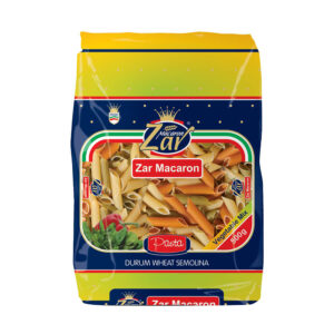 ماکارونی پنه ریگاته سبزیجات زر ماکارون مقدار 500 گرم