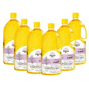 روغن کنجد فرابکر مزرعه جنوبی - 1 لیتر بسته 6 عددی