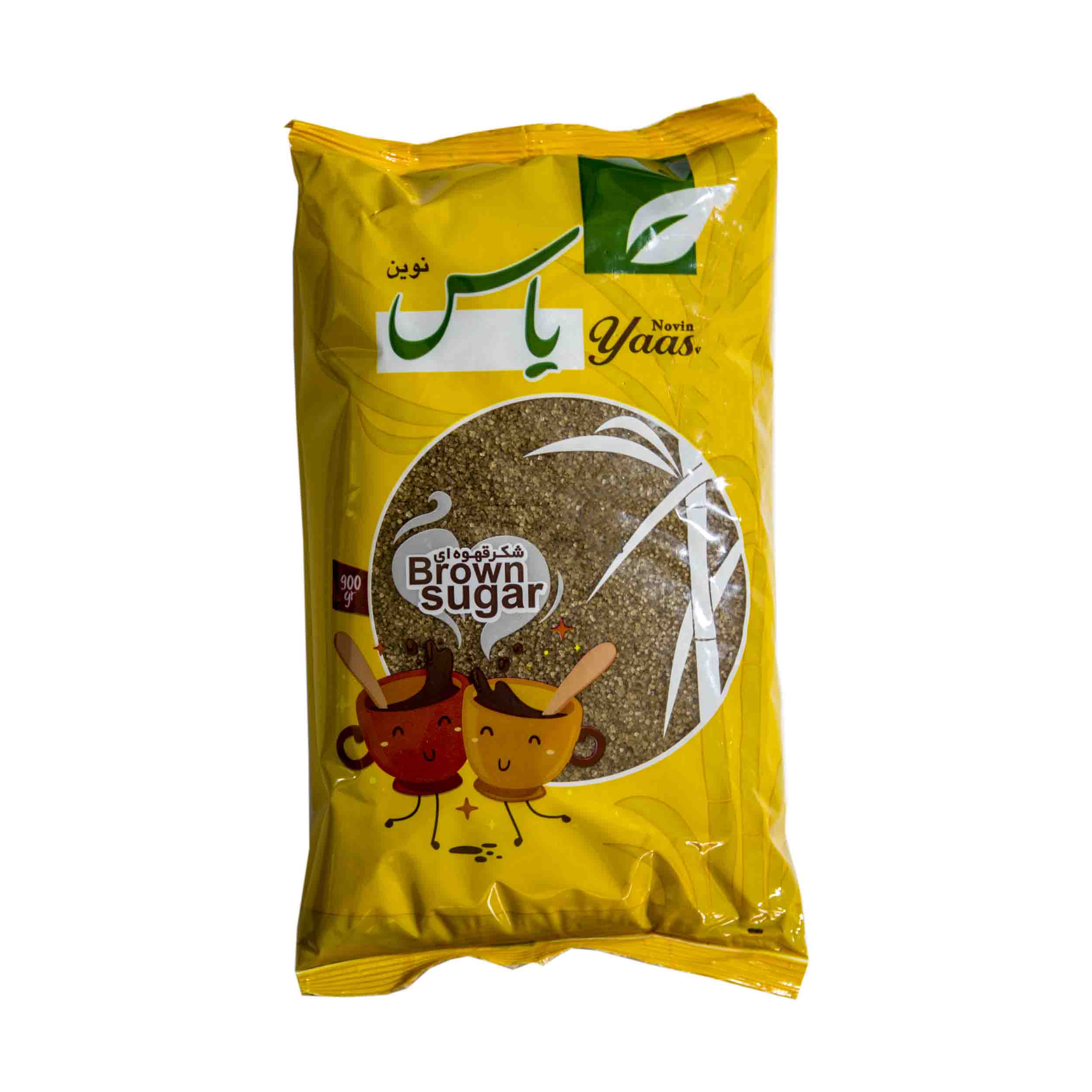 شکر قهوه ای یاس نوین - 900 گرم شکر قهوه ای یاس نوین - 900 گرم