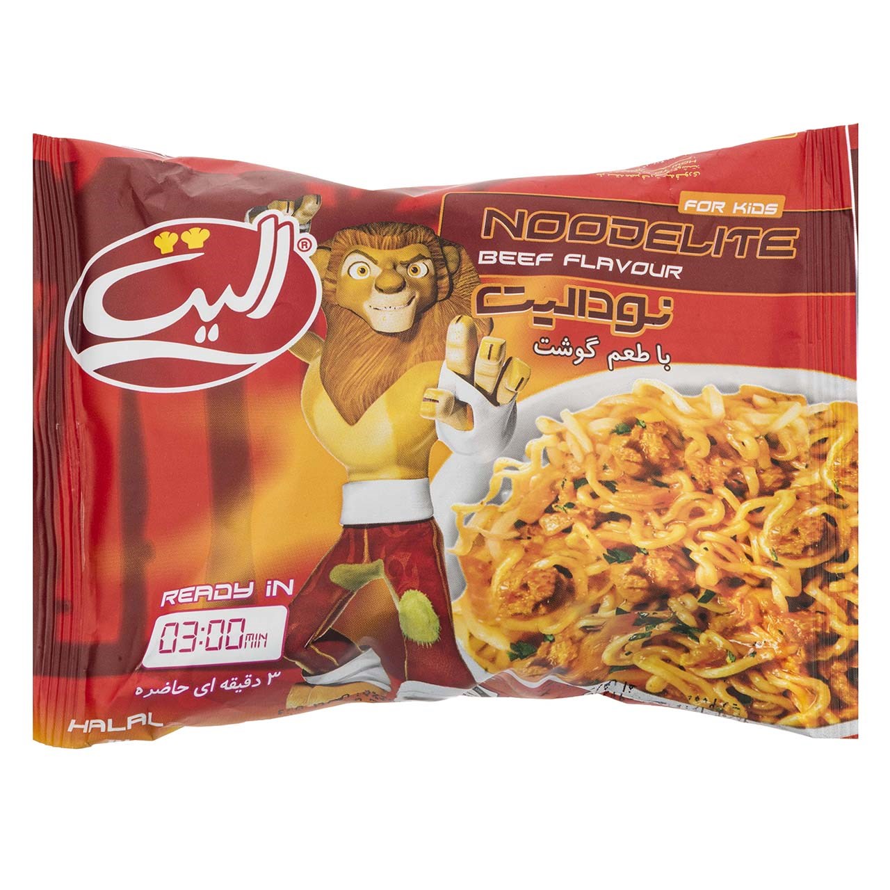 نودالیت با طعم گوشت الیت مقدار 75 گرم نودالیت با طعم گوشت الیت مقدار 75 گرم