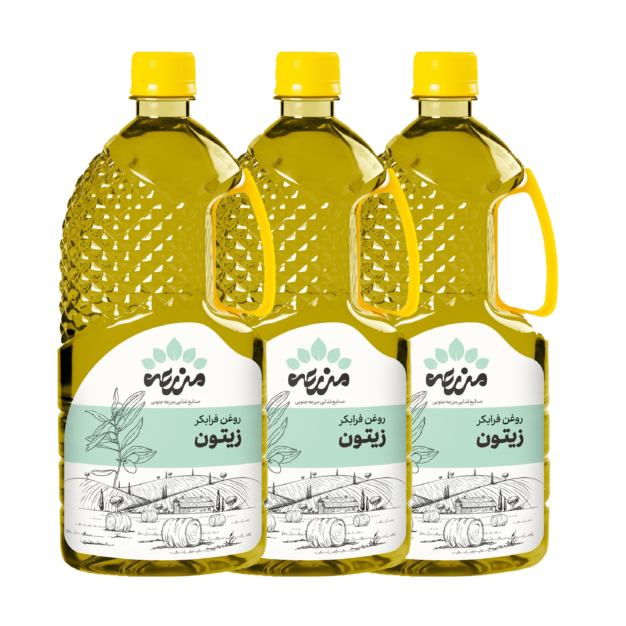 روغن زیتون فرابکر مزرعه جنوبی - 1 لیتر بسته سه عددی روغن زیتون فرابکر مزرعه جنوبی - 1 لیتر بسته سه عددی