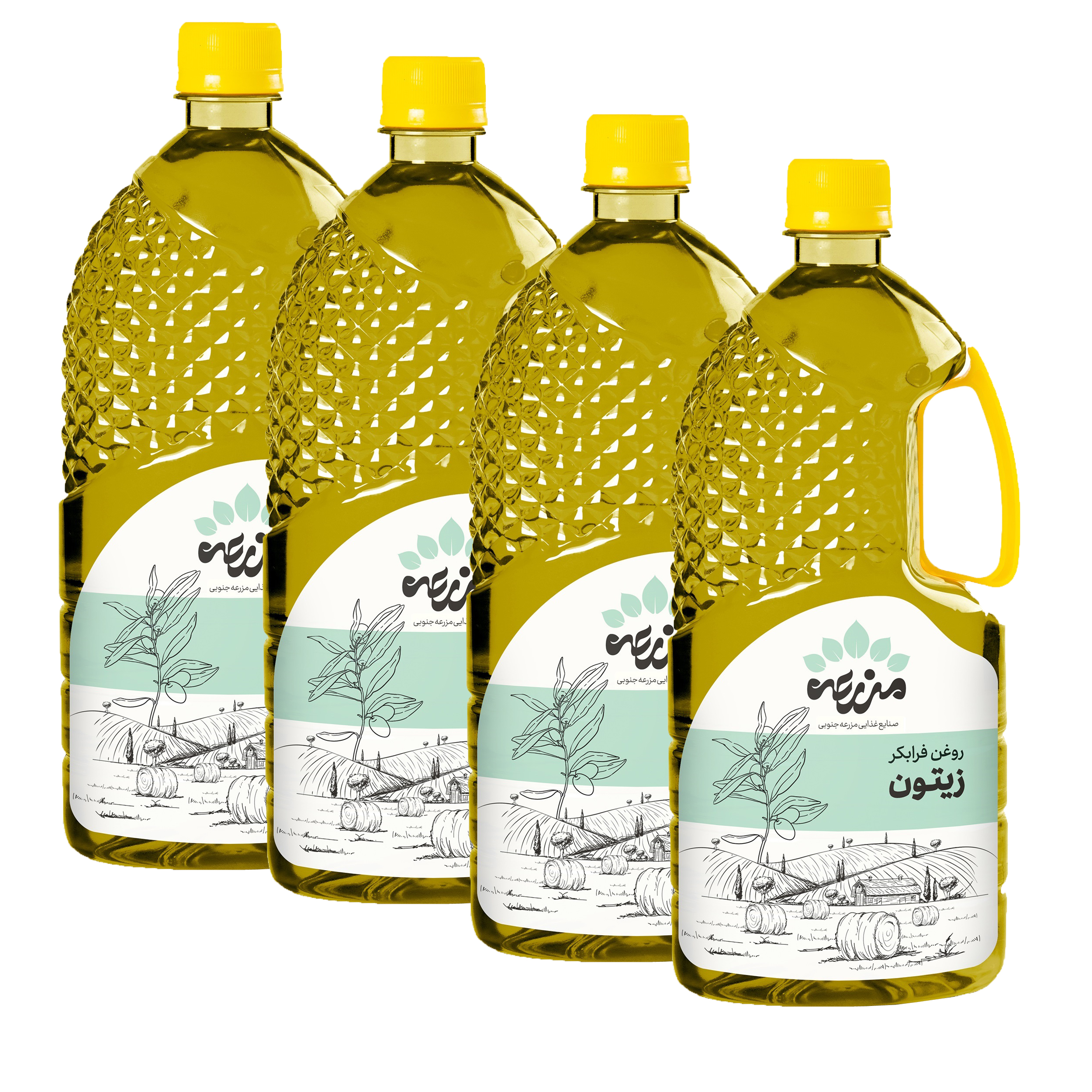 روغن زیتون فرابکر مزرعه جنوبی - 1 لیتر بسته چهار عددی روغن زیتون فرابکر مزرعه جنوبی - 1 لیتر بسته چهار عددی