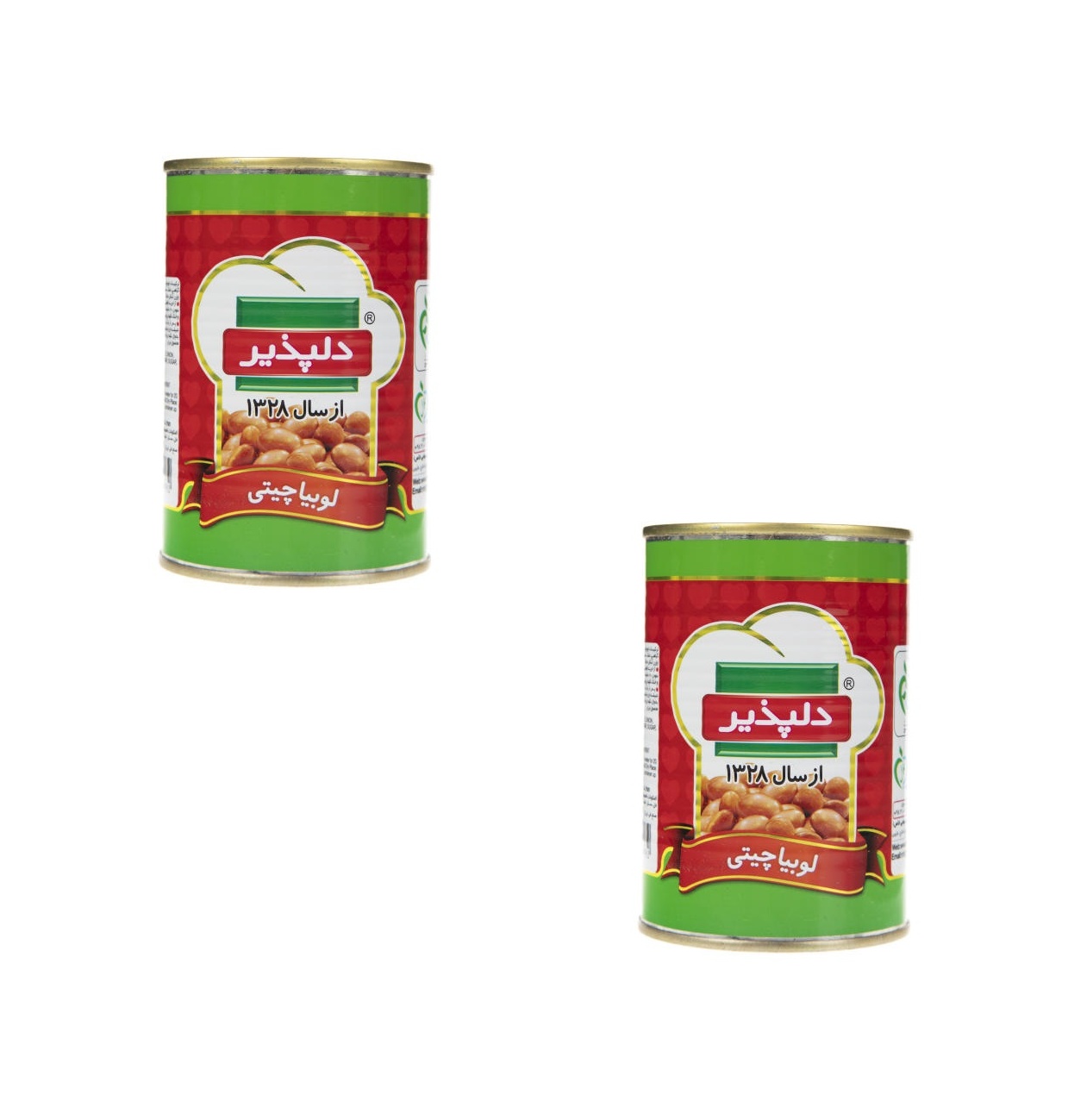 کنسرو لوبیا چیتی دلپذیر - 420 گرم بسته 2 عددی کنسرو لوبیا چیتی دلپذیر - 420 گرم بسته 2 عددی
