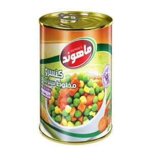 کنسرو مخلوط سبزیجات ماهوند - 380 گرم