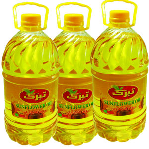 روغن آفتابگردان تبرک - 5 لیتر بسته 3 عددی