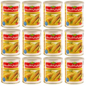 کنسرو ذرت شیرین دریان دشت - 400 گرم بسته 12 عددی