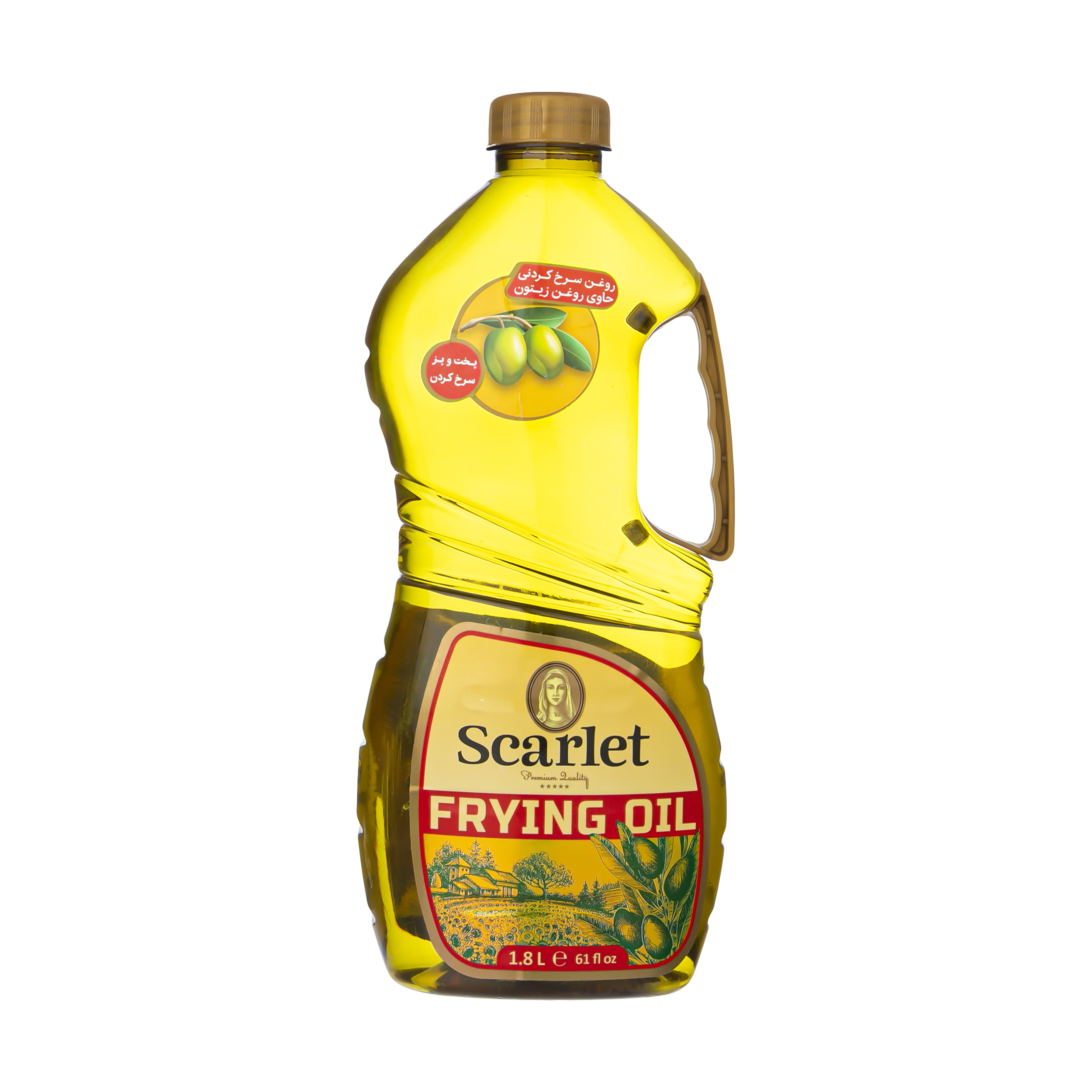 روغن سرخ کردنی حاوی زیتون اسکارلت - 1.8 کیلوگرم روغن سرخ کردنی حاوی زیتون اسکارلت - 1.8 کیلوگرم