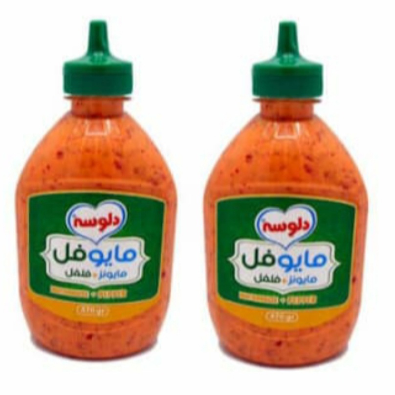 سس مایوفل دلوسه - 470 گرم بسته ۲ عددی سس مایوفل دلوسه - 470 گرم بسته ۲ عددی