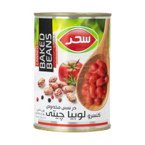 کنسرو لوبیا چیتی سحر با سس مخصوص - 420 گرم