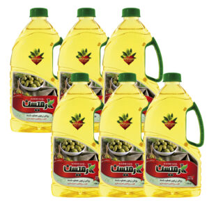 روغن زیتون تصفیه سرخ کردنی کارمیسن _ 1.7 لیتر مجموعه 6 عددی