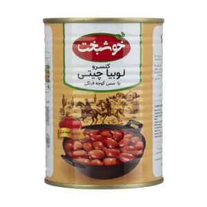 کنسرو لوبیا چیتی با سس گوجه فرنگی خوشبخت - 380 گرم
