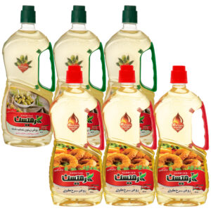 روغن زیتون تصفیه سرخ کردنی و روغن ذرت خالص کارمیسن - 920 میلی لیتر مجموعه 6 عددی