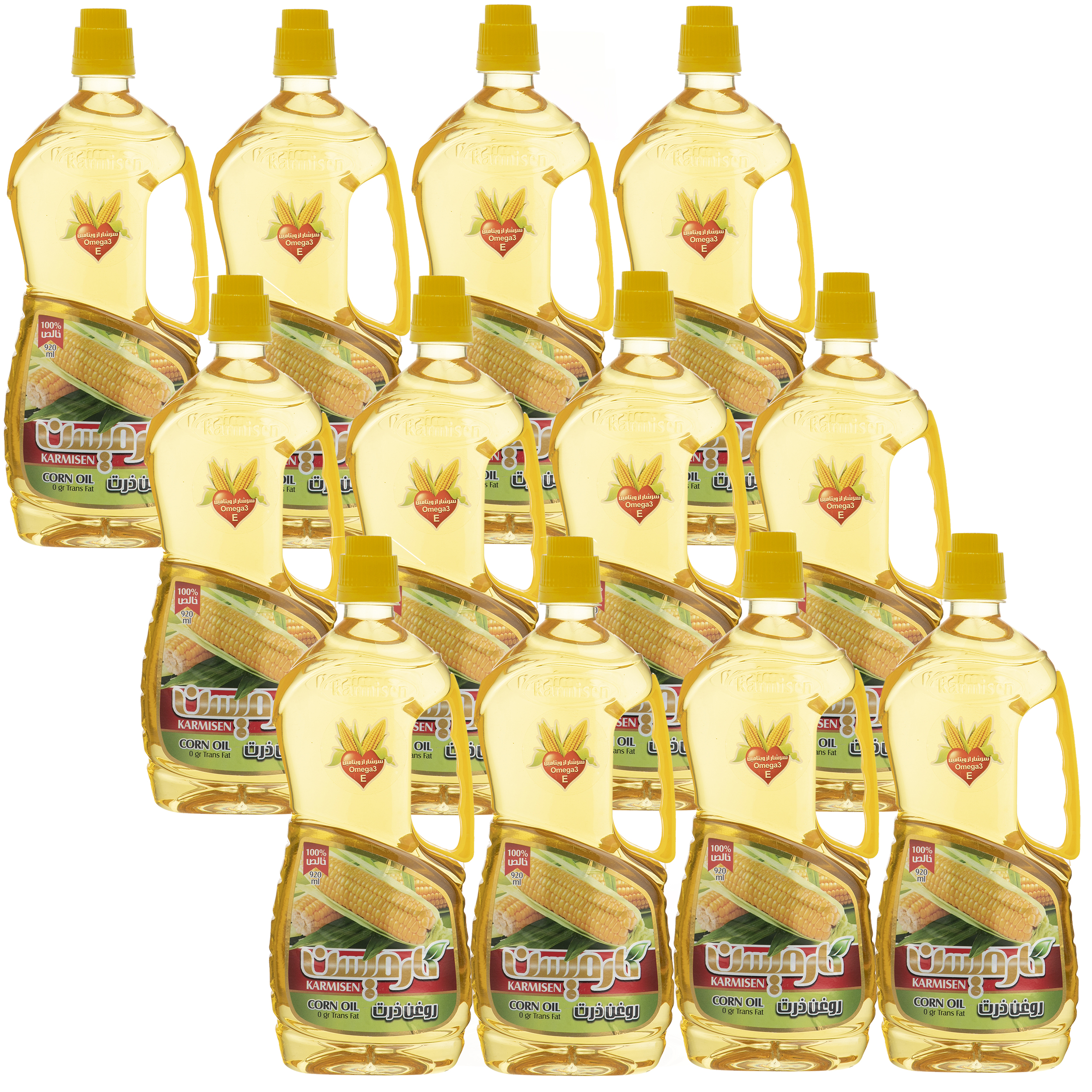 روغن ذرت خالص کارمیسن - 920 میلی لیتر مجموعه 12 عددی روغن ذرت خالص کارمیسن - 920 میلی لیتر مجموعه 12 عددی