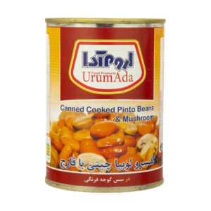 کنسرو لوبیا چیتی با قارچ اروم آدا - 400 گرم